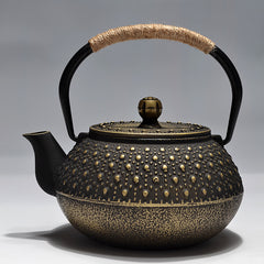 Japanese Cast Iron Teapot with Tea Strainer