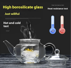 Thickened Borosilicate Glass Teapot Set