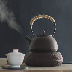 Cast Iron Tea Pot - Cast Iron Kettle for Brewing Tea