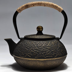 Japanese Cast Iron Teapot with Tea Strainer